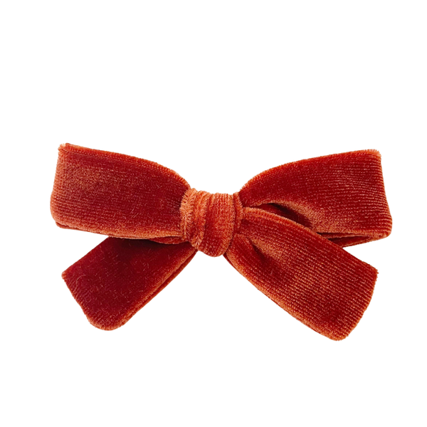 Pumpkin Velvet Bethany Bow