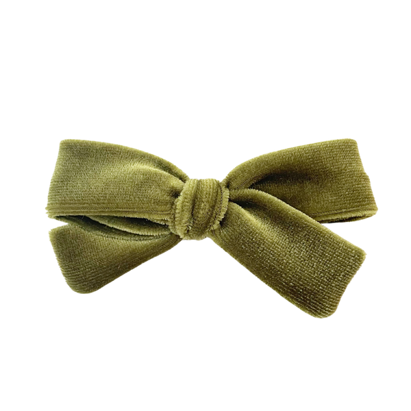 Sage Velvet Bethany Bow