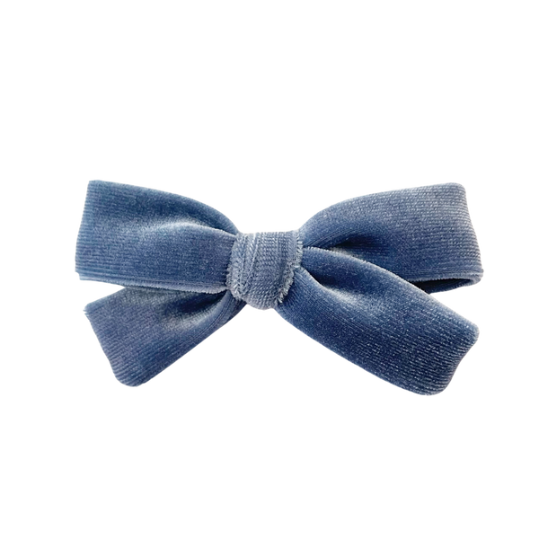 Country Blue Velvet Bethany Bow