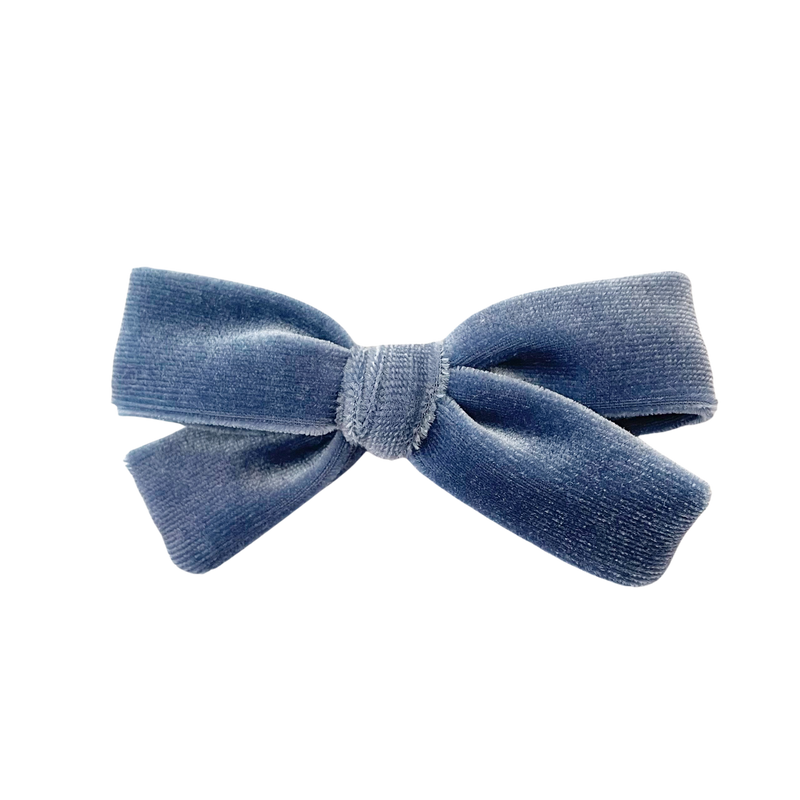 Country Blue Velvet Bethany Bow