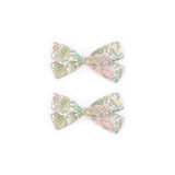 New! Mint Poppy + Daisy Cotton Caroline Bows (Piggies + Singles)