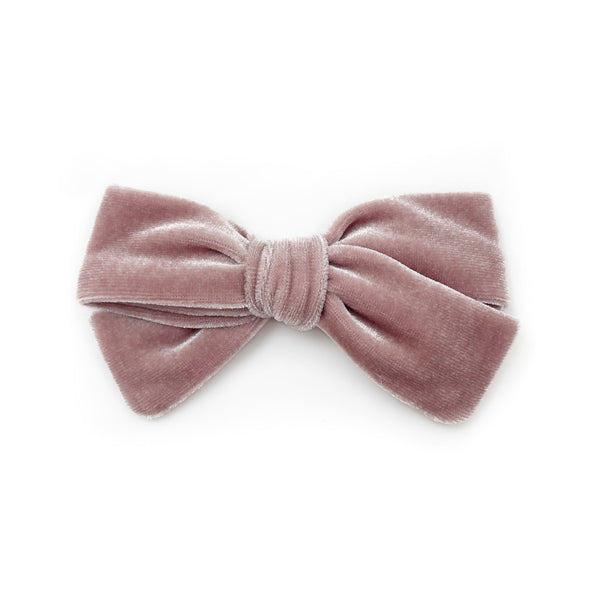 Mauve Velvet Bethany Bow