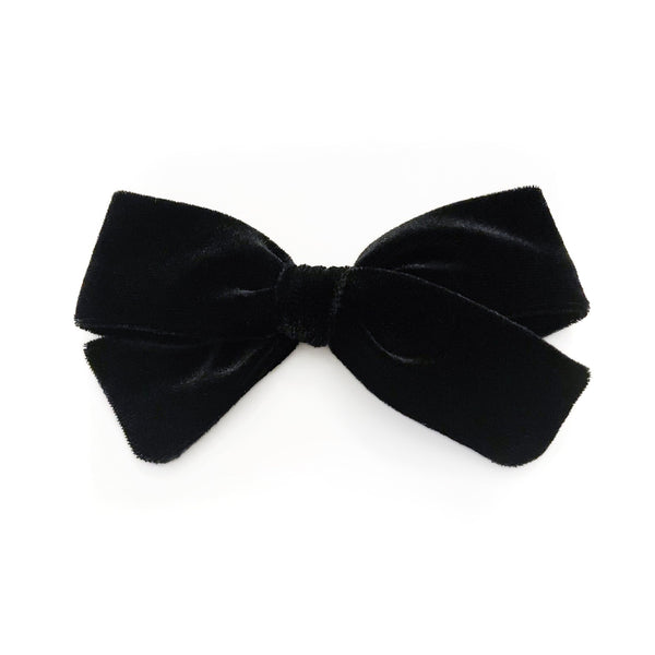 Navy Velvet Bethany Bow