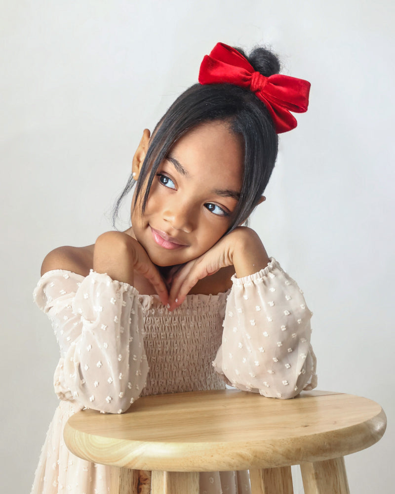Red Velvet Bethany Bow