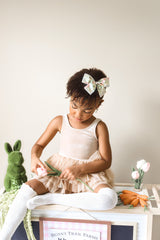 New! Mint Poppy + Daisy Cotton Adelaide Bow